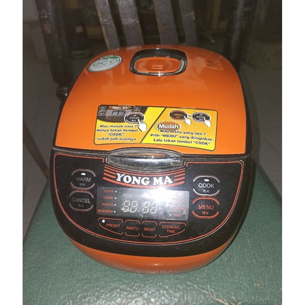 Yong ma rice cooker 2L BEKAS prelove yongma