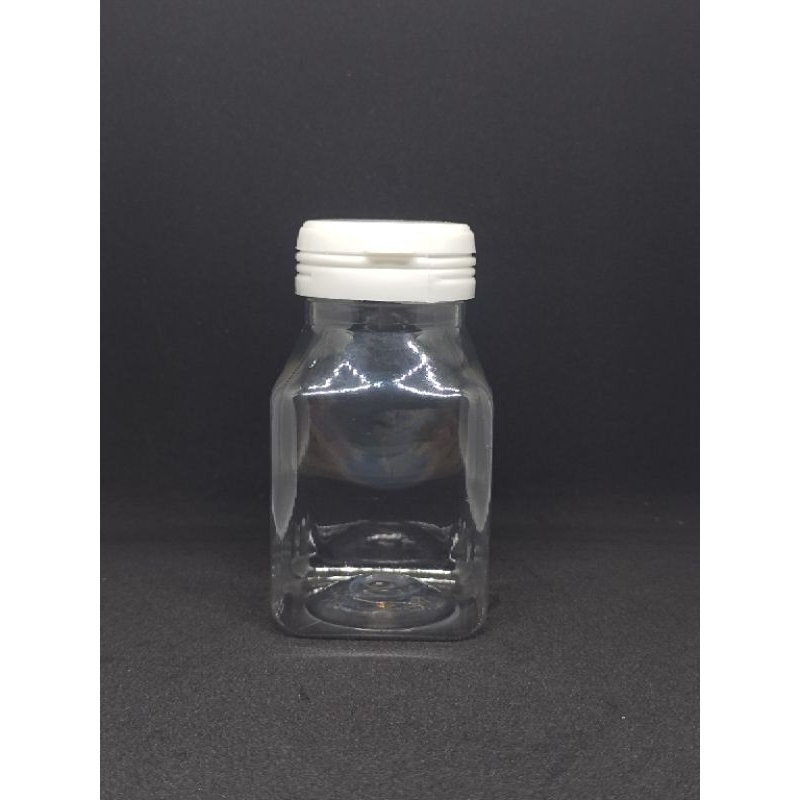 Botol Kapsul 120ml Food Grade PET Bening untuk Suplemen dan Obat