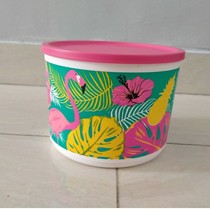 Tupperware Flamingo Cubix Round canister Stoples kedap Toples kedap udara bpa free