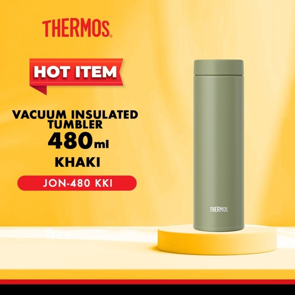 Thermos Vacuum Insulated Tumbler 480ml - Khaki JON480KK