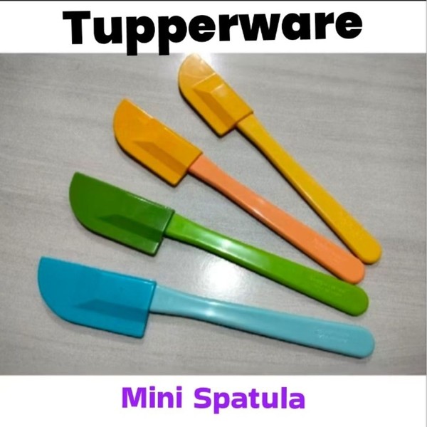 Tupperware Spatula Mini BPA Free Aman untuk Bahan Makanan Warna-warni