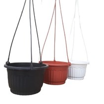 Pot Gantung coklat hitam putih