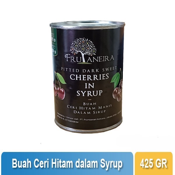 FRUTANEIRA Dark Sweet Cherries Dark Cherry Ceri Hitam 425 Gr