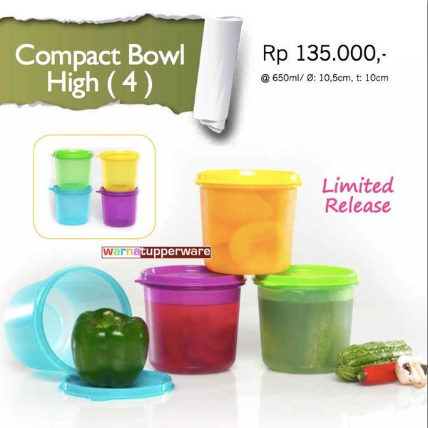 TUPPERWARE COMPACT CANISTER