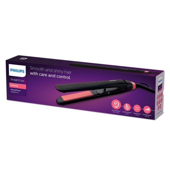 Philips Hair Straightener BHS376 - Catokan Pelurus Rambut Keratin Thermo Protect