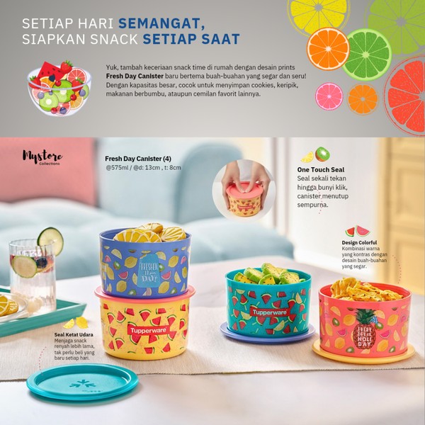 Tupperware Fresh Day Canister 575ml