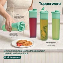 Tupperware Ezy Pour Cooking Oil Seal Ketat Anti tumpah