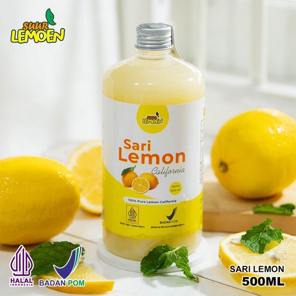 Sari Lemon murni 500ml Murni Asli 100% Untuk Diet
