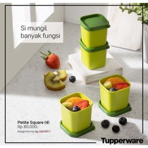tupperware petite square Round 110ml 80ml