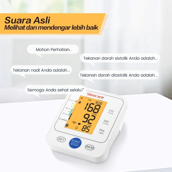 Sinocare Tensimeter Type BSX-516 Sinocare Type BSX-516