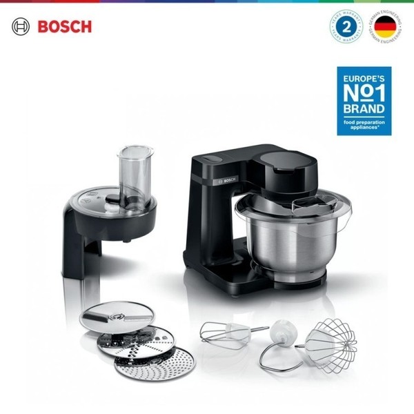 BOSCH STANDING MIXER MUMS2EB01 KITCHEN MACHINE 700W - Black include asuransi