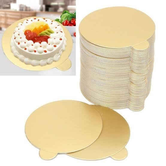 Alas Donut Cake Bakpao Gold Bulat 9cm alas donat