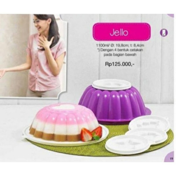 Tupperware Jelly O cetakan agar agar