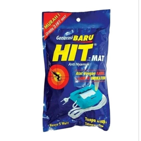 Hit Mat Elektrik Ekonomis 5 Watt plus alat pengusir nyamuk elektrik