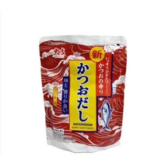 JAVA Daikichi Katsuodashi Bonito Soup Powder 200G 100g  Hondashi - Bubuk Ikan Bonito Kering Java Katsuo Dashi Halal - Katsuo 50gr