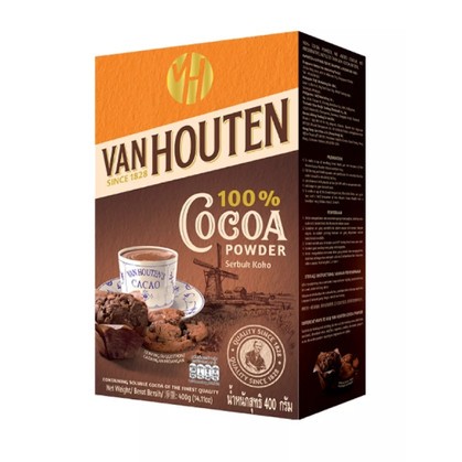 Van Houten Cocoa Powder 165gr vanhouten ups harga grosir min 10