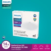 Philips Lampu Radiantline Downlight DL190B 14W Putih