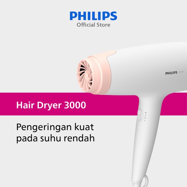 Philips Hair Dryer 3000 Series BHD300 Pengering Rambut