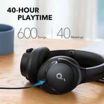 Soundcore by Anker Q20i Bluetooth Headphones with Mic Hi-Res Hybrid ANC Headset w Noise Cancelling Wireless Headphone