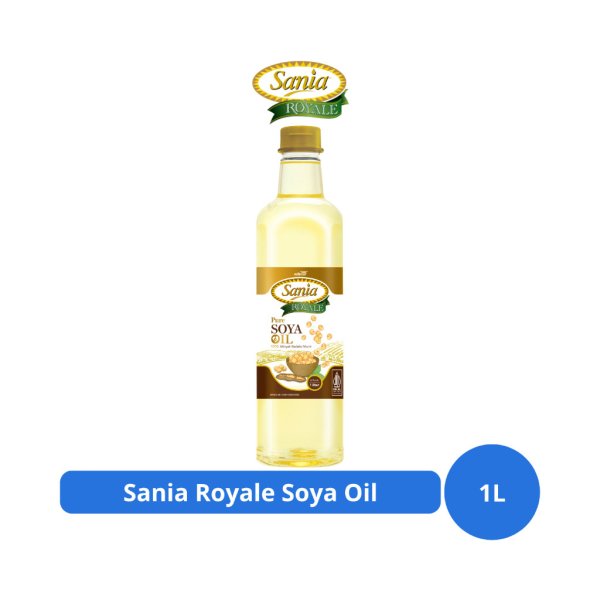 sania royale soya oil botol 1 liter Sania Royale Soya Oil botol 1L
