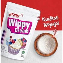 HAAN WIPPY CREAM 200GR 6KG 4KG POUCH WHIPPING CREAM BUBUK UPS STABIL SUHU RUANG