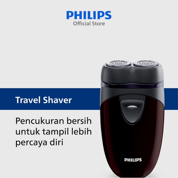 Philips Shaver Philips Travel Shaver PQ206/18 Pencukur Jenggot & Kumis
