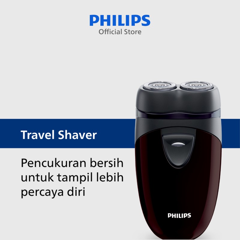 Philips Shaver Philips Travel Shaver PQ206/18 Pencukur Jenggot & Kumis