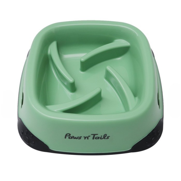 Slow eating bowl Tempat Makan Hewan Anti Slip Pet Bowl Kapasitas 545mL Tempat makan anjing