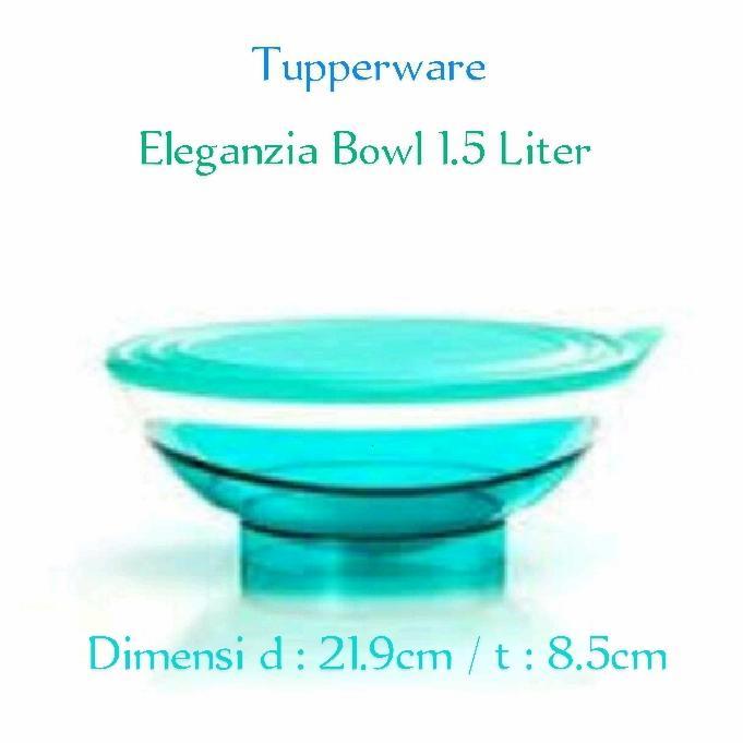 Tupperware Eleganzia Bowl 3.2L 1.5L Mangkuk kristal mewah