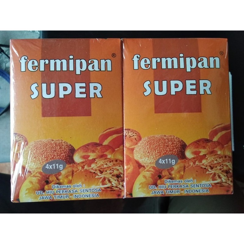 Ragi Fermipan Super Ragi Instan Kering 1 Box Isi (4 X 11gr)