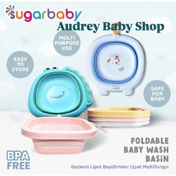 Baskom Lipat Foldable Baby Wash Basin Premium