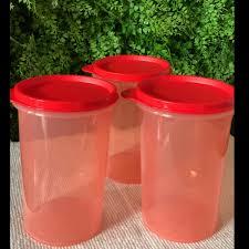 Tupperware handolier canister 1L Toples Tupperware