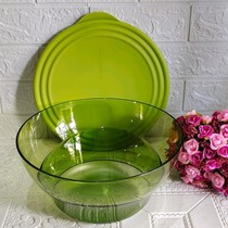 Tupperware eleganzia bowl Hijau mangkuk kristal tupperware