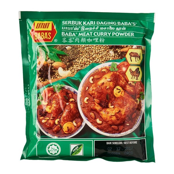 Babas Bumbu Kari 250gr BABAS Meat Curry Powder Bubuk Kari India Kambing Ayam