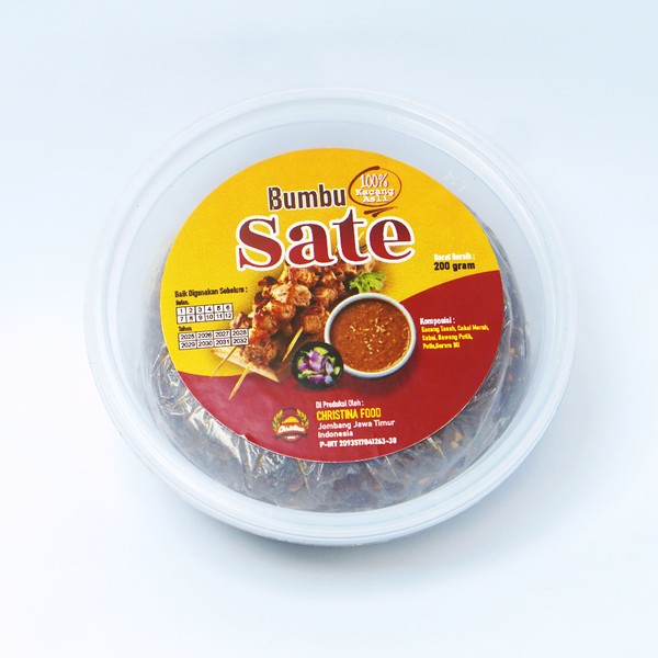 Christina Bumbu Sate 200g Bumbu Sate Kacang