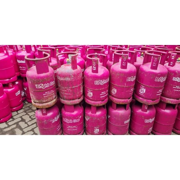 Tabung Gas 12Kg Bright Gas Elpiji LPG Pink dan Biru 12 kg