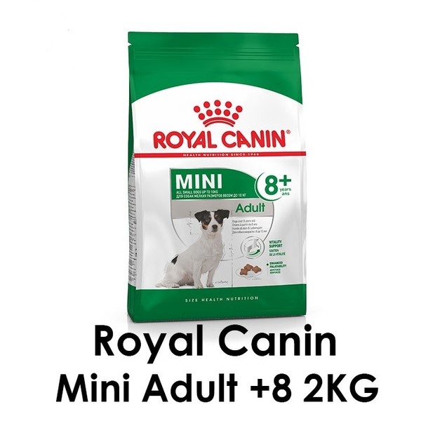Royal Canin Mini Adult 8+ 2KG 8 Plus Senior Dog Makanan Anjing Tua