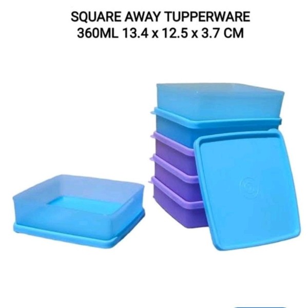 Tupperware Square Away Wadah Multi Fungsi Stakable