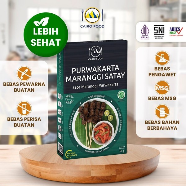 Bumbu Sate Maranggi Sehat – Tanpa MSG, 100% Rempah Murni Cairo Food - 100 Gram
