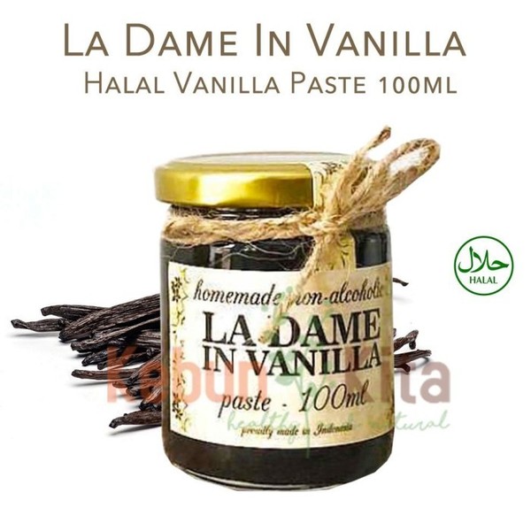 La Dame in Vanilla Halal Vanilla Paste 100ml Vanila