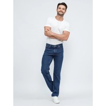 Celana Jeans Standar Pria Reguler Fit Pria Tide Blue Standar