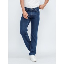 Celana Jeans Standar Pria Reguler Fit Pria Tide Blue Standar