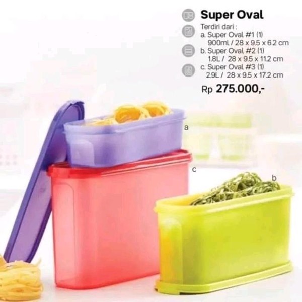 Tupperware Modular Mates Oval Vintage collection tupperware jadul