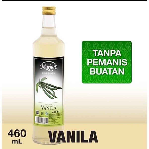 Marjan vanilla MARJAN BOUDOIN SYRUP RASA VANILLA VANILA 460mL