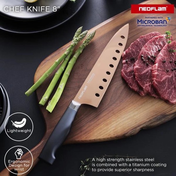 Neoflam Titanium Chef Knife 8