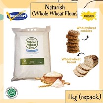Tepung gandum utuh Bogasari Whole Wheat Flour Bogasari Naturich wholewheat