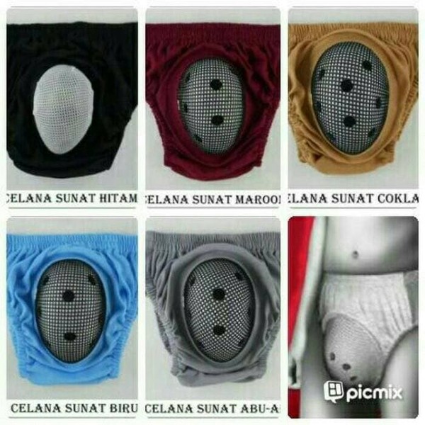 Celana sunat khitan cautter  bahan Adem saat di pakai