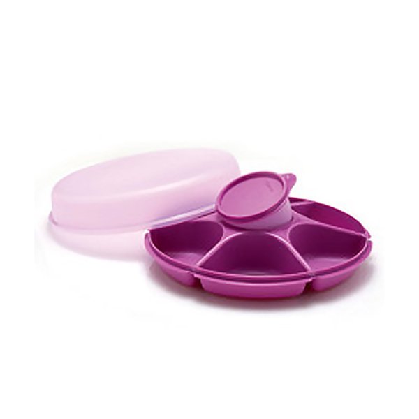 Tupperware Large Serving Center serving centre Besar - Purple