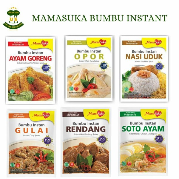 Mamasuka bumbu Instan RENDANG OPOR SOTO NASI UDUK SOTO