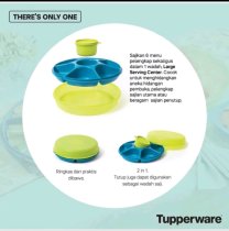 Tupperware Large Serving Center serving centre Besar - Purple